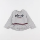 IKKS - sweat gris - 18 mois