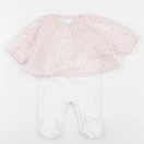 Boutchou - pyjama velours blanc - 3 mois