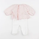 Boutchou - pyjama velours blanc - 3 mois