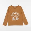 Vertbaudet - tee-shirt marron - 5 ans