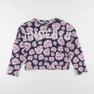 IKKS - sweat rose, bleu - 12 ans