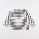 Zara - tee-shirt beige, bleu - 18/24 mois