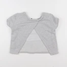 IKKS - sweat court gris - 10 ans