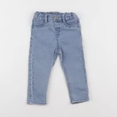 H&M - jean bleu - 9/12 mois