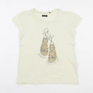 IKKS - tee-shirt jaune - 8 ans