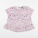 IKKS - blouse blanc, violet - 8 ans