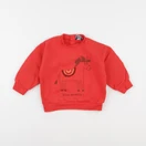 Tape à l'oeil - sweat rouge - 12 mois