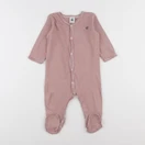 Petit Bateau - pyjama coton rouge, blanc - 12 mois