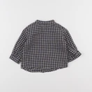 Boutchou - chemise bleu, marron - 6 mois