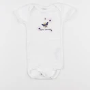 Petit Bateau - body blanc - 9 mois