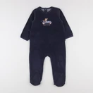 Vertbaudet - pyjama velours bleu - 2 ans