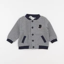 Tape à l'oeil - sweat bleu, blanc - 9 mois