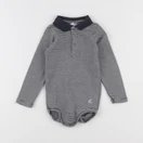 Petit Bateau - body tee-shirt bleu - 18 mois