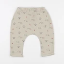 Vertbaudet - sarouel beige - 9 mois