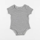 Vertbaudet - body bleu, blanc - 18 mois