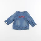 Tape à l'oeil - veste imprimé au dos bleu - 3 mois