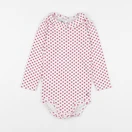 Petit Bateau - body à col rose - 24 mois