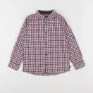 Okaidi - chemise bleu, rouge - 5 ans