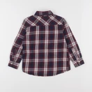H&M - chemise bleu, rouge - 4/5 ans