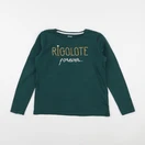 Vertbaudet - tee-shirt vert - 12 ans