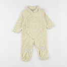 Vertbaudet - pyjama velours jaune - 6 mois