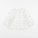 Cyrillus - tee-shirt blanc, bleu - 24 mois