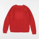 Vertbaudet - pull rouge - 12 ans