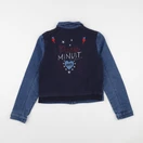IKKS - veste imprimé au dos bleu - 12 ans
