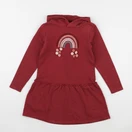 Vertbaudet - robe rouge - 8 ans