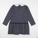 Vertbaudet - robe bleu, blanc - 10 ans