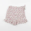 Vertbaudet - short beige, rouge - 10 ans