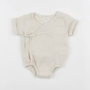 Vertbaudet - combinaison beige - 1 mois