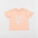 Vertbaudet - tee-shirt orange - 6 mois