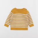 Vertbaudet - pull jaune - 9 mois