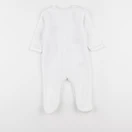 Vertbaudet - pyjama velours blanc - 3 mois