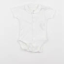 Petit Bateau - body à col blanc - 3 mois