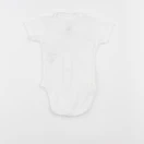 Petit Bateau - body à col blanc - 3 mois