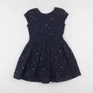 Vertbaudet - robe bleu, argent - 5 ans