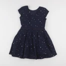 Vertbaudet - robe bleu, argent - 5 ans