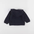 Petit Bateau - polaire bleu - 6 mois