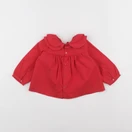 Jacadi - blouse rouge - 12 mois