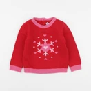 Jacadi - pull rouge - 12 mois