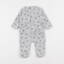 Boutchou - pyjama velours gris - 3 mois