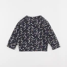 Petit Bateau - sweat bleu - 12 mois