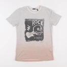 IKKS - tee-shirt beige - 10 ans