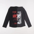 IKKS - tee-shirt noir - 10 ans