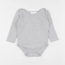 Zara - body gris - 2/3 ans