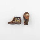 Babybotte - chaussons marron - pointure 19