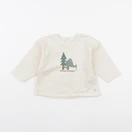Petit Bateau - tee-shirt beige - 12 mois