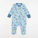 Frugi - pyjama coton bleu - 3/6 mois